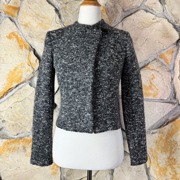 Isabel Marant Étoile Hakuni Cropped Bouclé Jacket | 38 - Picture 4 of 9